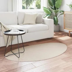 vidaXL Områdetæpper HUARTE Beige 80 x 150 cm Polyester