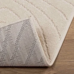 vidaXL Områdetæpper Rektangulær PALMERAS Beige 80 x 150 cm Polyester