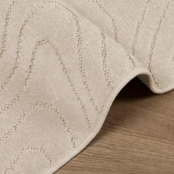 vidaXL Områdetæpper Rektangulær PALMERAS Beige 80 x 150 cm Polyester