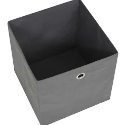 vidaXL opbevaringskasser 4 stk. ikke-vævet stof 28x28x28 cm grå