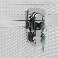 vidaXL opbevaringskufferter 3 stk. aluminium sølvfarvet