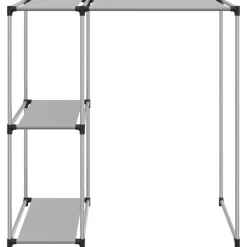 vidaXL opbevaringsreol over vaskemaskine 87x55x90,5 cm jern grå