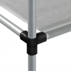 vidaXL opbevaringsreol over vaskemaskine 87x55x90,5 cm jern grå