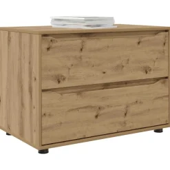 vidaXL Opbevaringsskab Artisan Egetræ 80 x 48 x 57 cm Konstrueret træ