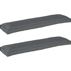 vidaXL Palle Pudesæt 2 pcs Antracit 150 x 40 x 8 cm Oxford Stof
