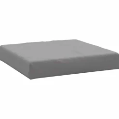 vidaXL pallehynde 60x60x9,5 cm oxfordstof grå