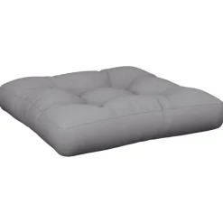 vidaxL pallehynde 50x50x12 cm stof grå