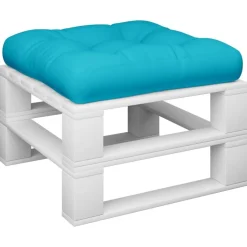 vidaxL pallehynde 50x50x12 cm stof turkis