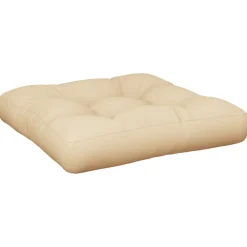 vidaxL pallehynde 50x50x12 cm stof beige