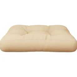 vidaxL pallehynde 50x50x12 cm stof beige
