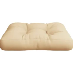 vidaxL pallehynde 50x50x12 cm stof beige