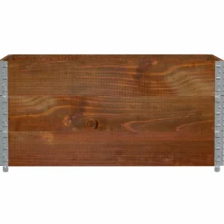 vidaXL pallerammer 3 stk. 120x80 cm massivt fyrretræ brun