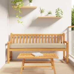 vidaXL Pallet pude Beige 180 x 40 x 8 cm Oxford stof