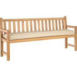 vidaXL Pallet pude Beige 180 x 40 x 8 cm Oxford stof