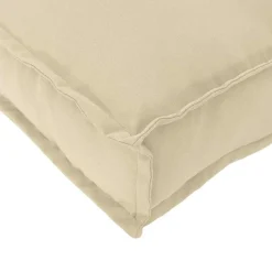 vidaXL Pallet pude Beige 180 x 40 x 8 cm Oxford stof