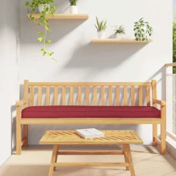 vidaXL Pallet pude Vinrød 180 x 40 x 8 cm Oxford stof