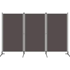 vidaXL 3-panels rumdeler 260 x 180 cm antracitgrå