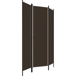 vidaXL 3-panels rumdeler 150 x 180 cm brun