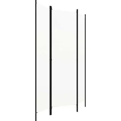 vidaXL 3-panels rumdeler 150 x 180 cm hvid