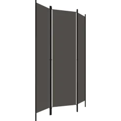 vidaXL 3-panels rumdeler 150 x 180 cm antracitgrå