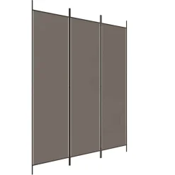 vidaXL 3-panels rumdeler 150x200 cm stof antracitgrå