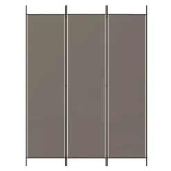 vidaXL 3-panels rumdeler 150x200 cm stof antracitgrå