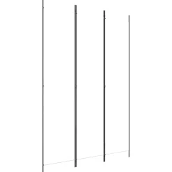 vidaXL 3-panels rumdeler 150x220 cm stof hvid