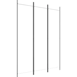 vidaXL 3-panels rumdeler 150x200 cm stof hvid
