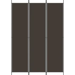 vidaXL 3-panels rumdeler 150x220 cm stof brun
