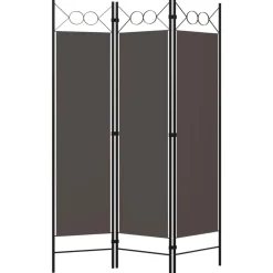 vidaXL 3-panels rumdeler 120x180 cm antracitgrå