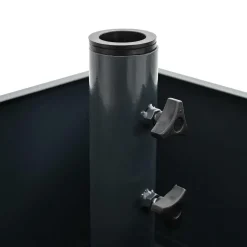 vidaXL Parasolfod Antracit 45 x 45 x 45 cm Stål