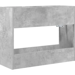 vidaXL Parasolfod Beton Grå 65 x 24 x 50 cm Konstrueret træ