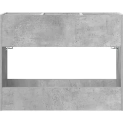 vidaXL Parasolfod Beton Grå 65 x 24 x 50 cm Konstrueret træ