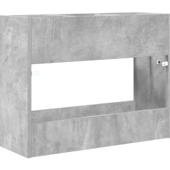 vidaXL Parasolfod Beton Grå 65 x 24 x 50 cm Konstrueret træ