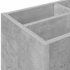 vidaXL Parasolfod Beton Grå 65 x 24 x 50 cm Konstrueret træ