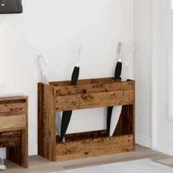 vidaXL Parasolfod Gammelt træ 65 x 24 x 50 cm Konstrueret træ