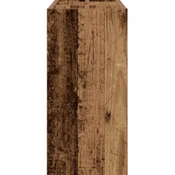 vidaXL Parasolfod Gammelt træ 65 x 24 x 50 cm Konstrueret træ