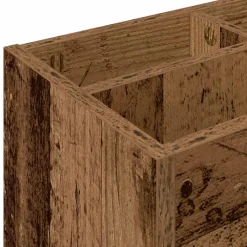 vidaXL Parasolfod Gammelt træ 65 x 24 x 50 cm Konstrueret træ
