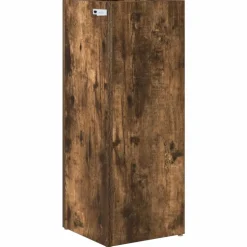 vidaXL Parasolfod Røget eg 25 x 24,5 x 64 cm Konstrueret træ