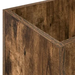 vidaXL Parasolfod Røget eg 25 x 24,5 x 64 cm Konstrueret træ