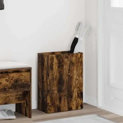 vidaXL Parasolfod Røget eg 40 x 20 x 55,5 cm Konstrueret træ