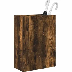 vidaXL Parasolfod Røget eg 40 x 20 x 55,5 cm Konstrueret træ