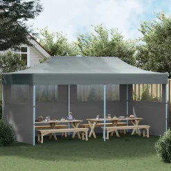 vidaXL Party Tent Antracit 291 x 580 x 315 cm Oxford stof