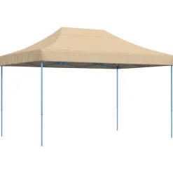 vidaXL Party Tent Beige 279 x 410 x 315 cm Oxford stof
