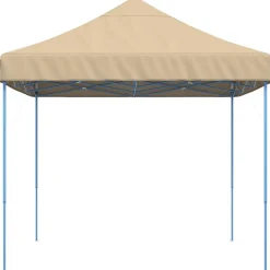 vidaXL Party Tent Beige 279 x 410 x 315 cm Oxford stof