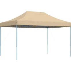 vidaXL Party Tent Beige 279 x 410 x 315 cm Oxford stof