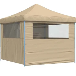 vidaXL Party Tent Beige 292 x 292 x 315 cm Oxford stof