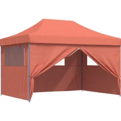 vidaXL Party Tent Terrakotta 279 x 410 x 315 cm Oxford stof
