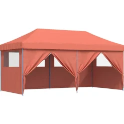 vidaXL Party Tent Terrakotta 292 x 580 x 315 cm Oxford stof