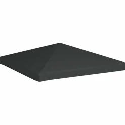 vidaXL pavillontopdække 310 g/m² 3 x 3 m grå